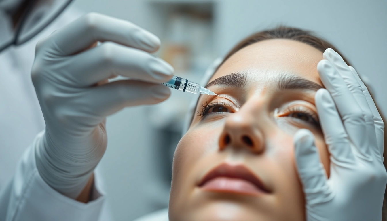 Botox Behandlung: Fachgerechte Injektion für glatte Haut, professionell durchgeführt.