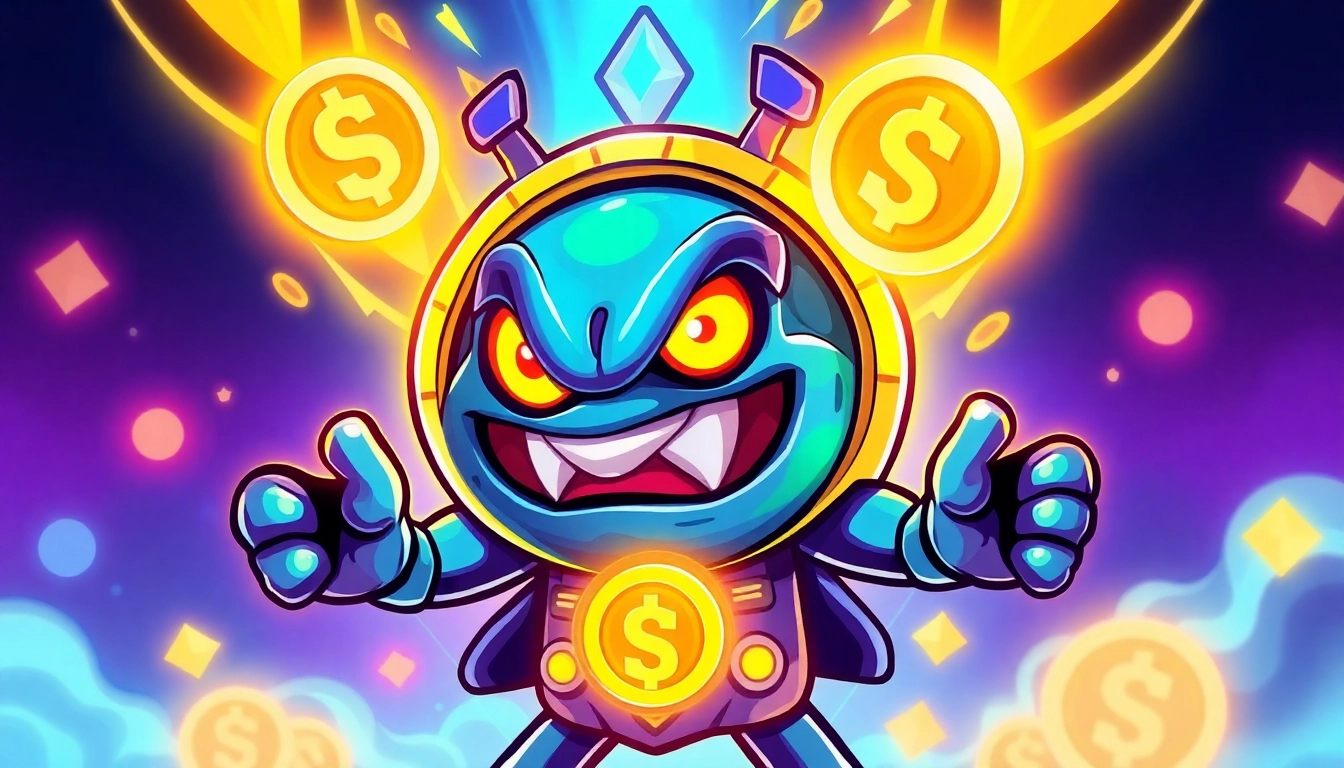 Engaging banner showcasing Angry Pepe Coin with vibrant colors, multi-chain visuals, and